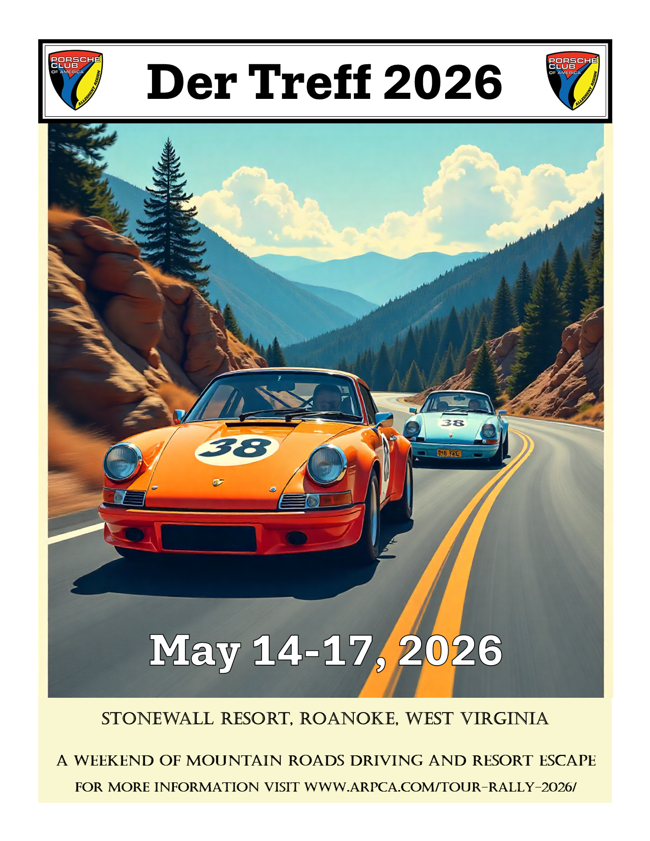 Porsche Club of America Event - 2026 Der Treff