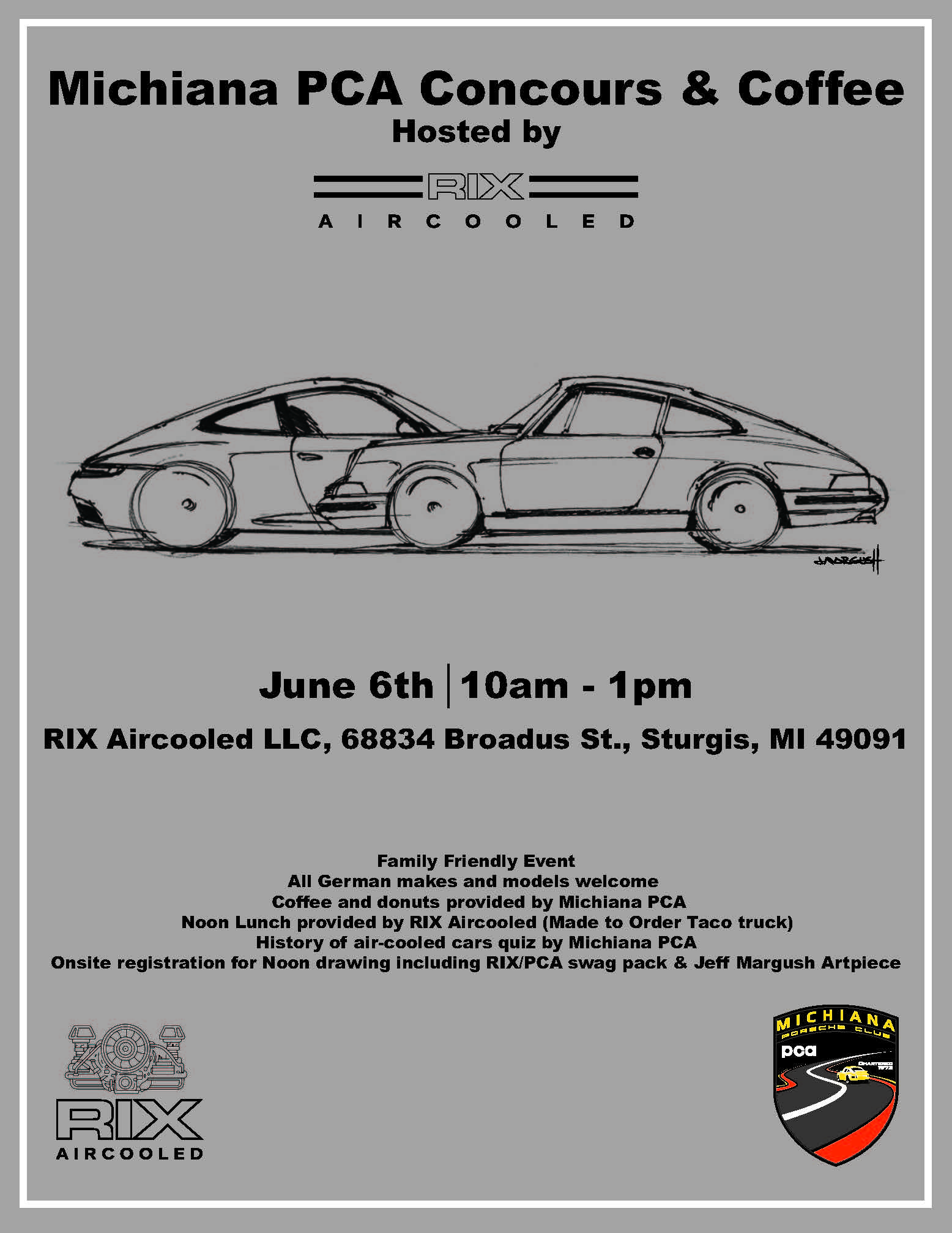 Michiana PCA Concours & Coffee | Porsche Club of America