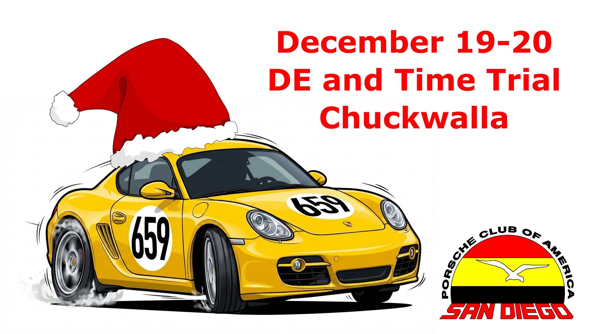 Porsche Club of America Event - San Diego Region DE/TT Chuckwalla Valley Raceway