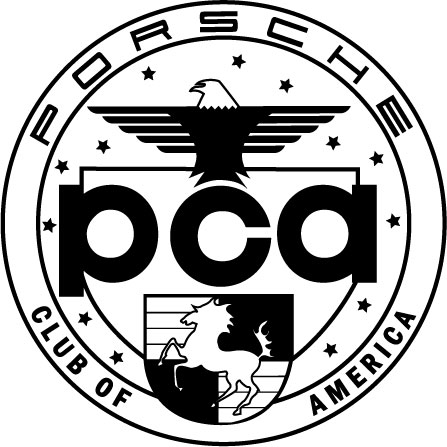 porsche vector logo Club  of B&W   (bitmap)  America Porsche JPG