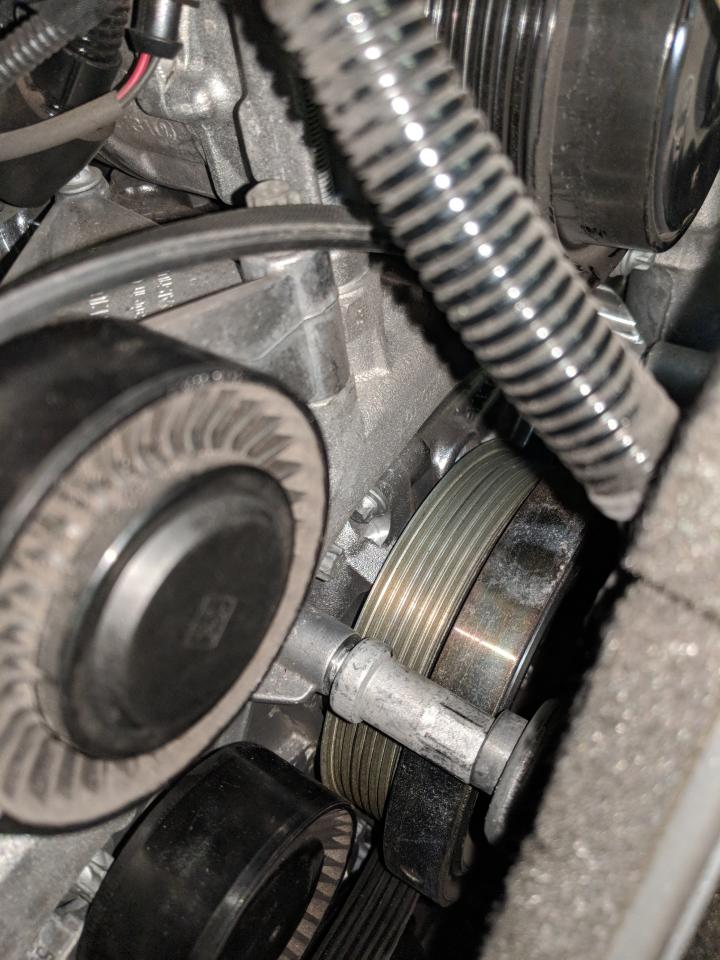 E46 belt outlet replacement